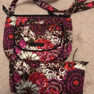 Vera Bradley matching purse and wallet.